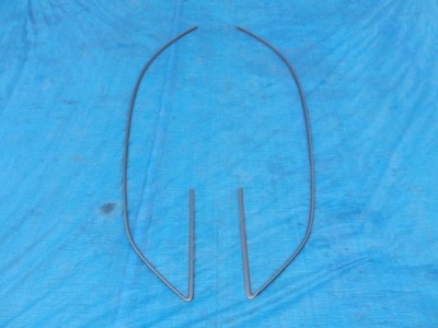 Audi rs6 c7 молдинг дахова комплект 2 szt satyna фото №1