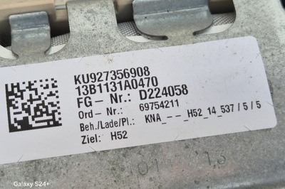 Колінна подушка безпеки bmw 7 f01, f02 9273569 4.4l бензиновий 2011 фото №1