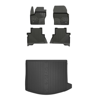 SET MATS RUBBER I MAT FOR FORD KUGA II  