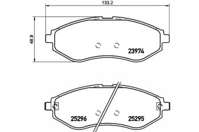 Textar тормозные колодки ham. chevrolet перед aveo 11- колеса 1 фото №1