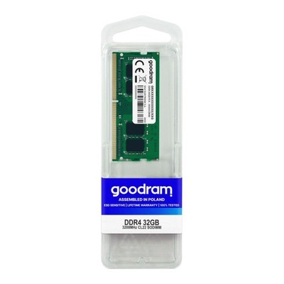 Pamięć SODIMM DDR4 GOODRAM 32GB (1x32GB) 3200MHz