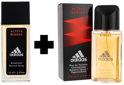 Zestaw ADIDAS Active Bodies Concentrate 100ml+75ml