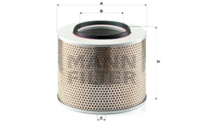 MANN-FILTER FILTRO AIRE MERCEDES LK LN2 MK NG SK  