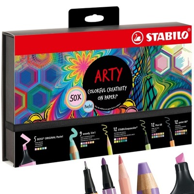 Zestaw artystyczny Stabilo ARTY Creative 50 sztuk