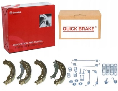 Тормозные колодки+ пружины citroen c2 c3/c3 i peugeot 1007 фото №1