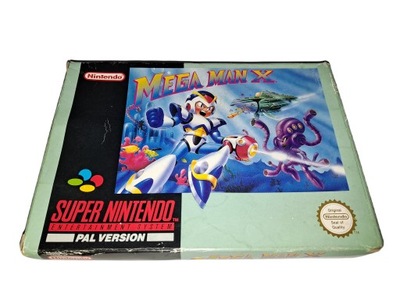 Mega Man X / Komplet w pudełku / 3xA / SNES