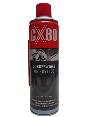 CX80 ON RUST ICE silny ODRDZEWIACZ zamraża 500 ml