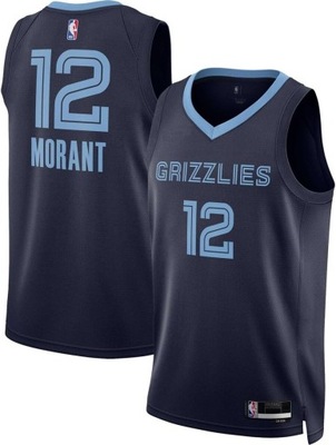 Bluza Swingman Ja Morant Memphis Grizzlies NBA Navy Icon Edition