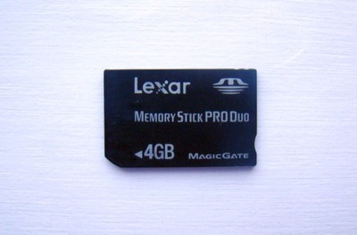 Karta pamięci MEMORY STICK PRO DUO LEXARK 4 GB Magic Gate