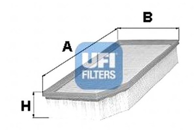 UFI ФІЛЬТР ПОВІТРЯ VOLVO S60 2.4D5 05- UFI