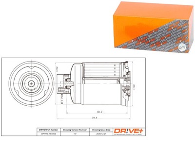 ФІЛЬТР ПАЛИВА FORD ДИЗЕЛЬ 2.5 94-00 TRAN SIT DRIVE+