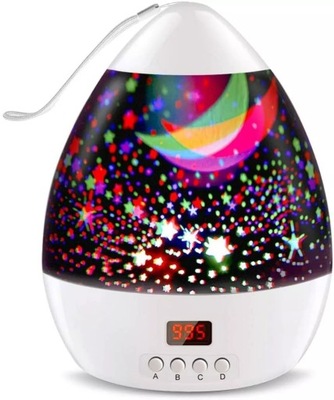 STAR PROJECTOR NIGHT LIGHT Projektor gwiazd DEFEKT