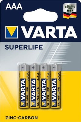 Baterie VARTA SUPERLIFE AAA R03P
