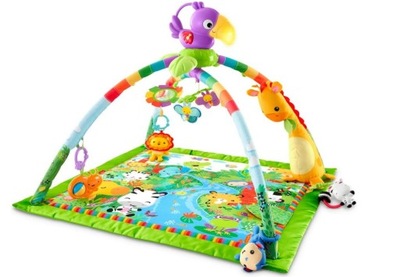 FISHER PRICE MATA EDUKACYJNA RAINFOREST Z ŻYRAFĄ