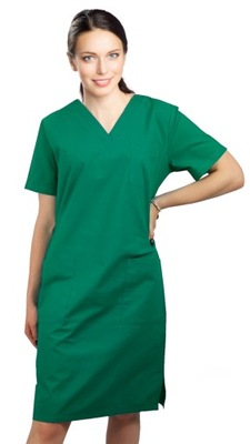 Sukienka medyczna chirurgiczna zielona r.XS