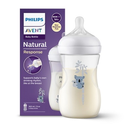 AVENT Butelka Responsywna Natural dekor 260ml