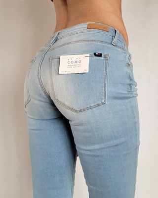 rurki Tommy Hilfiger Como Jegging jasne 28 S/M