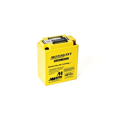 BATERÍA AGM MOTOBATT MB12U 12N124A YB12AA  