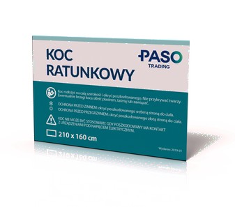 Koc ratunkowy (PASO-TRADING) 160cm x 210cm, 1 szt.