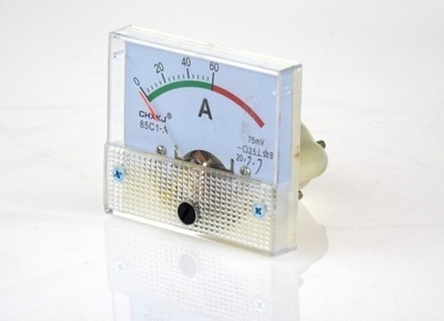Amperomierz Prostownik Ładowarka Rozruch 60A plus "START" Analogowy Dedra