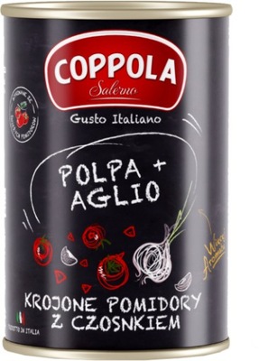 PD Pomidory krojone z czosnkiem Coppola 400g