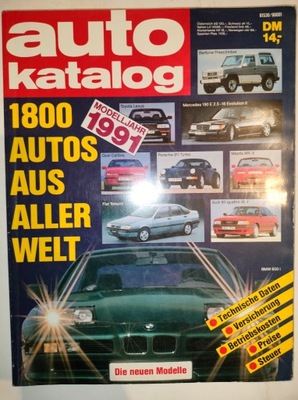 Auto Katalog 1991 samochody świata moto sport