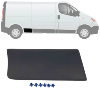 Молдинг перед  задним правым колесом - vivaro / trafic / primastar - 2001- фото №1