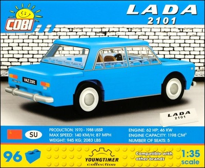 Klocki COBI Youngtimer 24526 Lada 2101