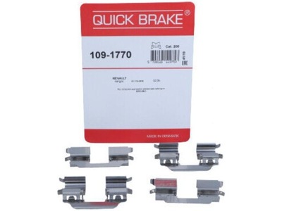 JUEGO DE MONTAJE ZAPATAS PARTE TRASERA QUICK BRAKE 109-1770  