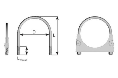 ANILLO DE TUBO UNIWERS.FI90MM TIPO U DINEX DIN90089  