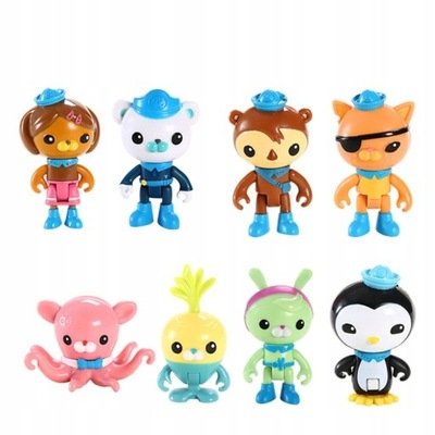 ZESTAW FIGURKI OKTONAUCI 8 FIGUREK OCTONAUTS !!!