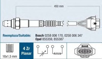 SONDA LAMBDA OPEL  