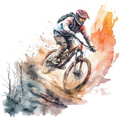 Naprasowanka Rower bicycle rowerzysta 4 do 15cm