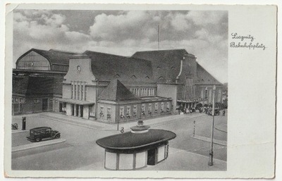 LEGNICA. Legnitz. Bahnhofsplatz