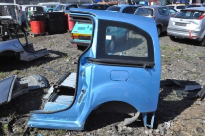 Berlingo 2 partner 2008- четвертина крила ліва задній + скло кузовна фото №1