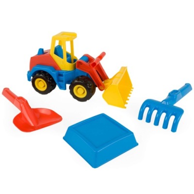 ZESTAW DO PIASKU ŁADOWARKA FOREMKA GRABKI WADER