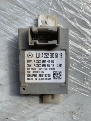 Модуль освещение mercedes s w222 w213 e a2229005118 фото №1