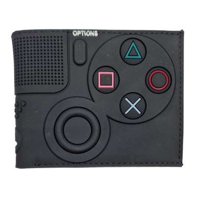 Portfel Rozkładany Czarny PlayStation Pad PS4