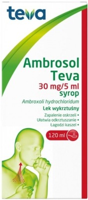 Teva Ambrosol 30mg/5ml syrop wykrztuśny 120 ml
