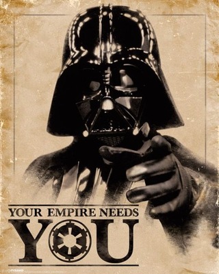 Plakat Star Wars Your Empire Needs You 40x50 cm