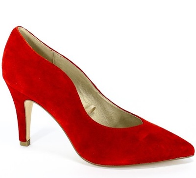 Czółenka Caprice 9-22406-22 524 Red Suede