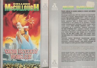 CREDO TRZECIEGO TYSIĄCLECIA Colleen McCullough