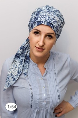 Chusta POLA bawełna Turban po chemii cz.2 PRINT