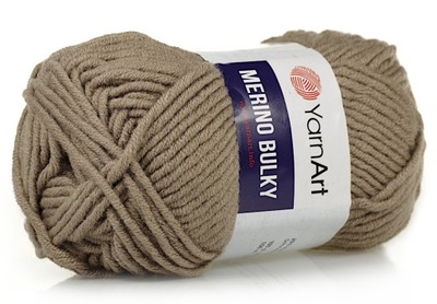 WŁÓCZKA YARNART MERINO BULKY NR 218 BEŻOWA