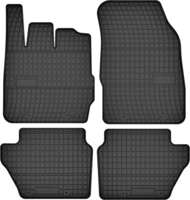 FORD FIESTA MK7 (2008-2017) ALFOMBRILLAS GOMA PARA AUTO JUEGO NEGRAS  