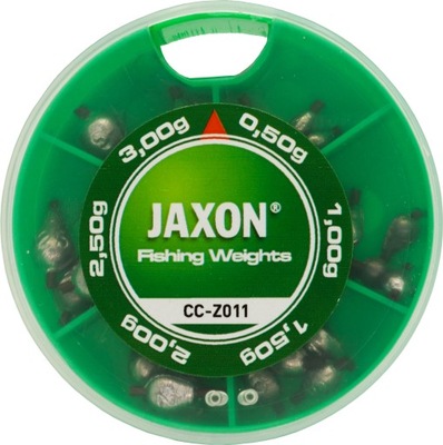 Zestaw ciężarki łezki oliwki igielit Jaxon 0,5-3g