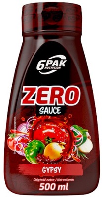 6PAK SYROP ZERO 500ML GYPSY SOS 0KALORII BEZ CUKRU