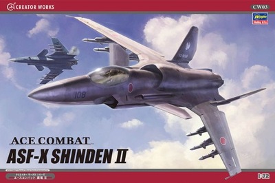 ASF-X Shinden II Ace Combat 1:72 Hasegawa CW03