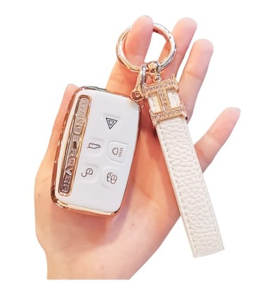 CASE TPU KEY KEYRING JAGUAR LAND RANGE ROVER  