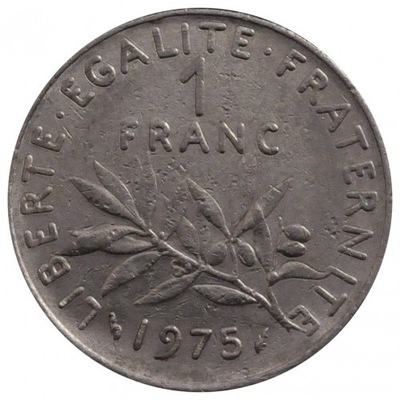Francja 1 Franc frank 1975